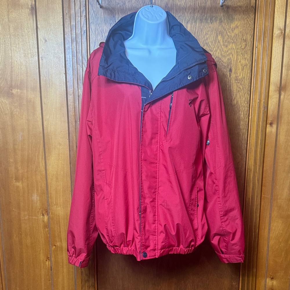 Izod Red Utility Jacket for Women - Large